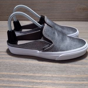 Vans Slip-On Sneakers Gray with White Sole